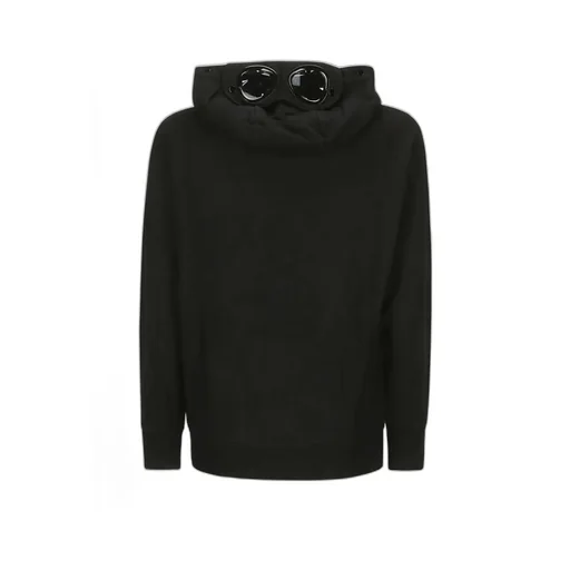 Goggles-Detail Zipped-Up Hoodie