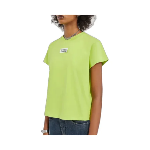 Mm6 Maison Margiela Number-Motif Crewneck T-Shirt