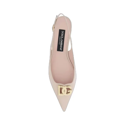 Dolce & Gabbana Dg Plaque Slingbacks