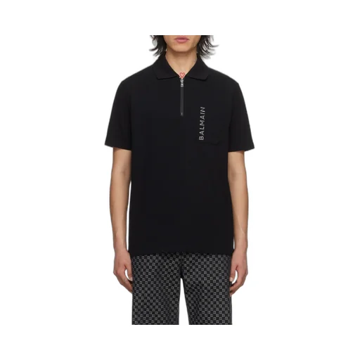 Oversize Half-Zipped Polo Shirt