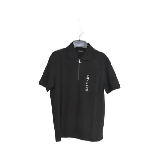 Oversize Half-Zipped Polo Shirt