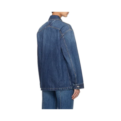Single-Breasted Denim Jacket