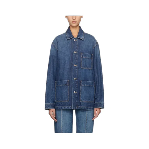 Single-Breasted Denim Jacket