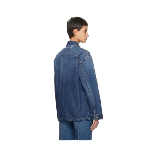 Single-Breasted Denim Jacket