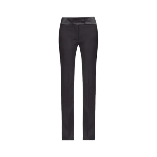 Front Crease, Freshly Cut Wool Casual Pants