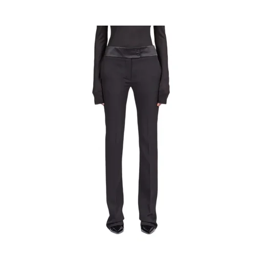Front Crease, Freshly Cut Wool Casual Pants