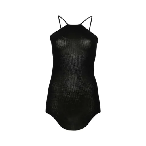 Rick Owens Scorpio Ribbed-Knitted Sleeveless Tank Top