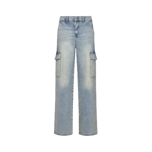 Cargo Scout High-Rise Wide-Leg Jeans