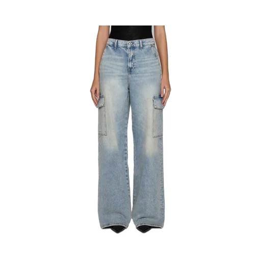 Cargo Scout High-Rise Wide-Leg Jeans