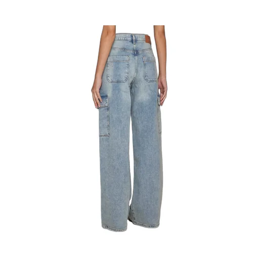 Cargo Scout High-Rise Wide-Leg Jeans