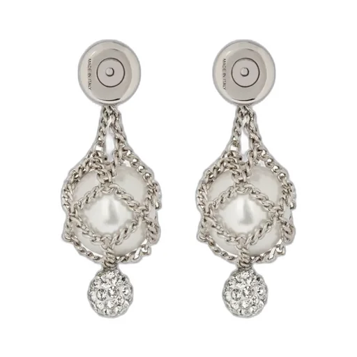 Givenchy Pearling Chain Detailed Earrings