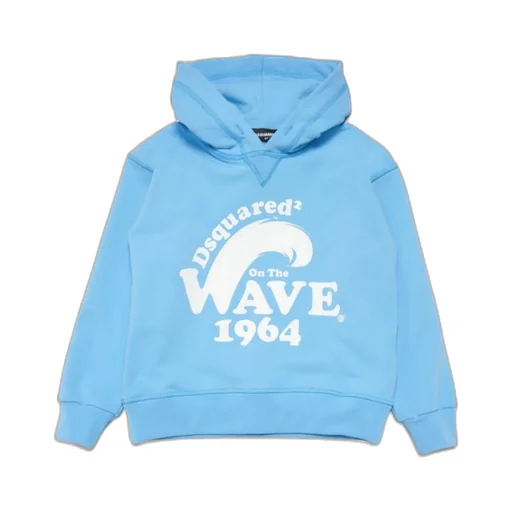 Dsquared2 Kids Logo Printed Long-Sleeved Hoodie