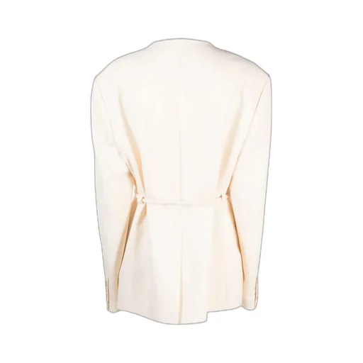 Nanushka Fem Belted Straight Hem Blazer