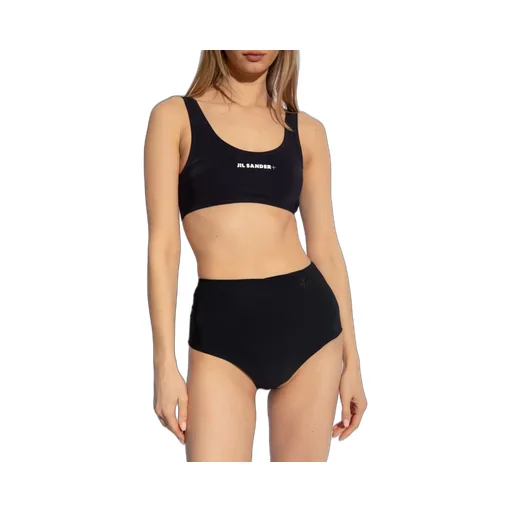 Logo-Print Bikini Top