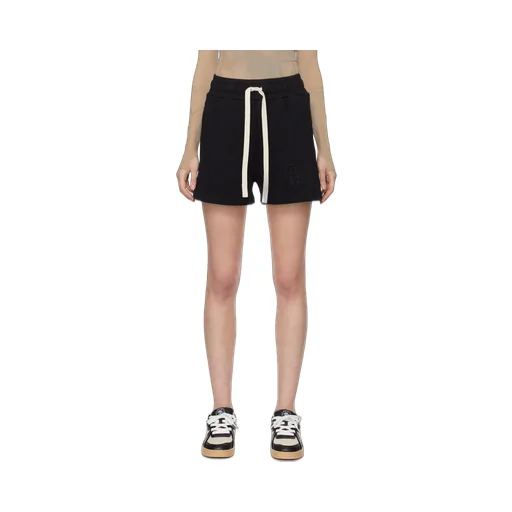 Palm Angels Monogram Embroidered Drawstring Sweatshorts