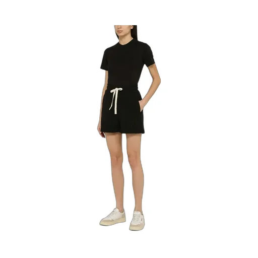 Palm Angels Monogram Embroidered Drawstring Sweatshorts