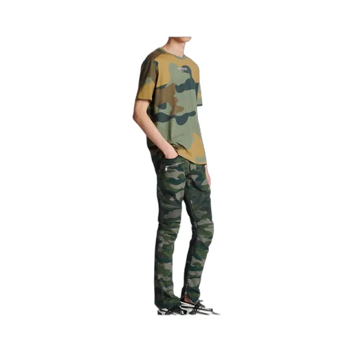 Balmain Camouflage Vintage T-Shirt