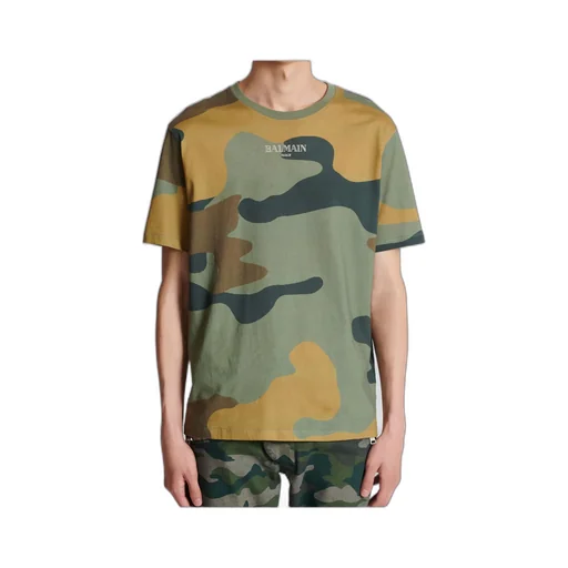 Balmain Camouflage Vintage T-Shirt
