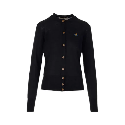 Vivienne Westwood Logo Embroidered Cardigan