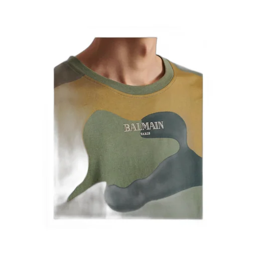 Balmain Camouflage Vintage T-Shirt