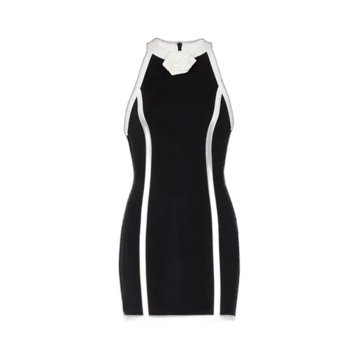Balmain Rose Detail Dress