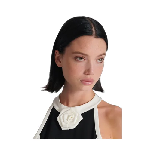Balmain Rose Detail Dress