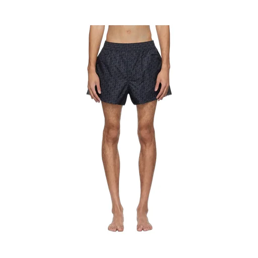Off-White Allover Logo Printed Swim Shorts