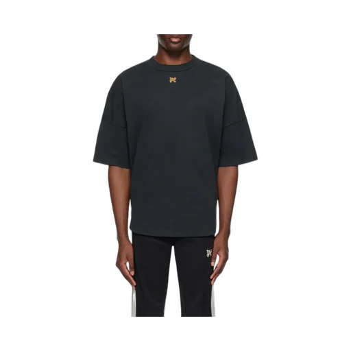 Palm Angels Logo Plaque Crewneck T-Shirt
