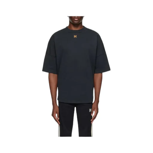 Palm Angels Logo Plaque Crewneck T-Shirt