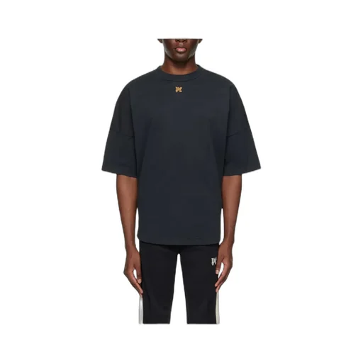 Palm Angels Logo Plaque Crewneck T-Shirt