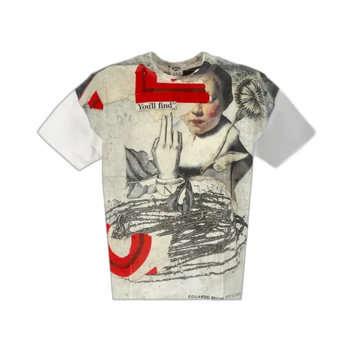 Round Collar Printed T-Shirt