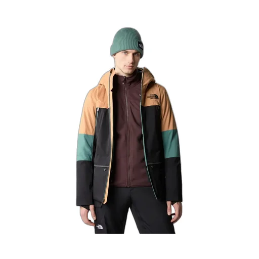 Color-Matched Hooded Casual Jacket