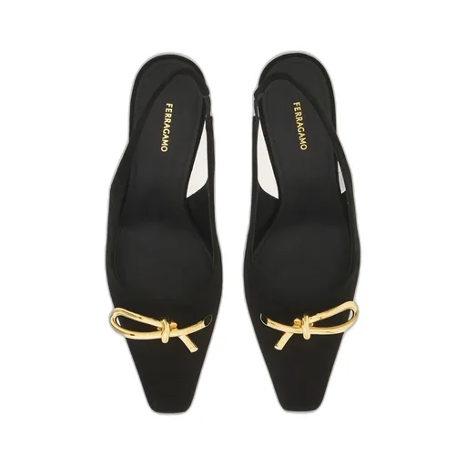 Asymmetrical Bow Knot High Heels