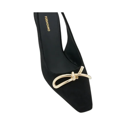 Asymmetrical Bow Knot High Heels