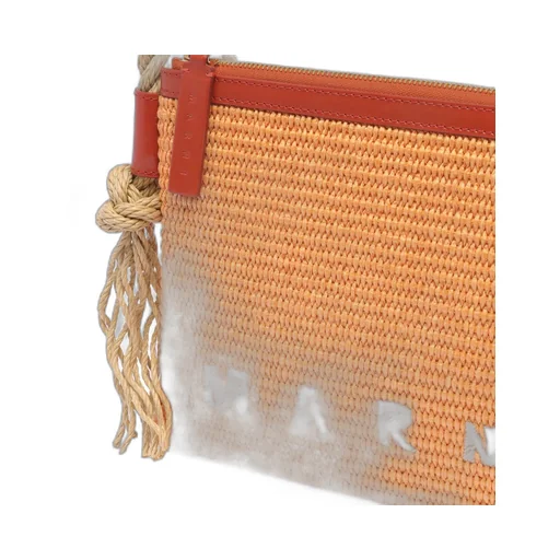 Marni Marcel Logo Embroidered Crossbody Bag