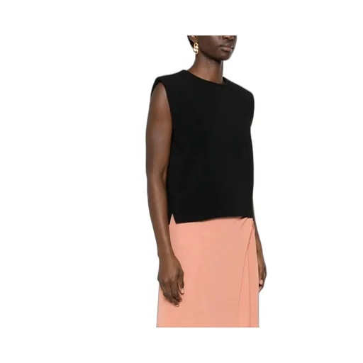 Crepe Cropped Blouse