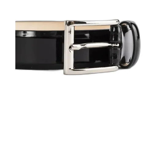 Patent Leather Buckle Belt