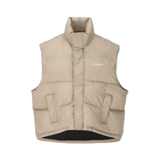 Logo Printed Down Gilet
