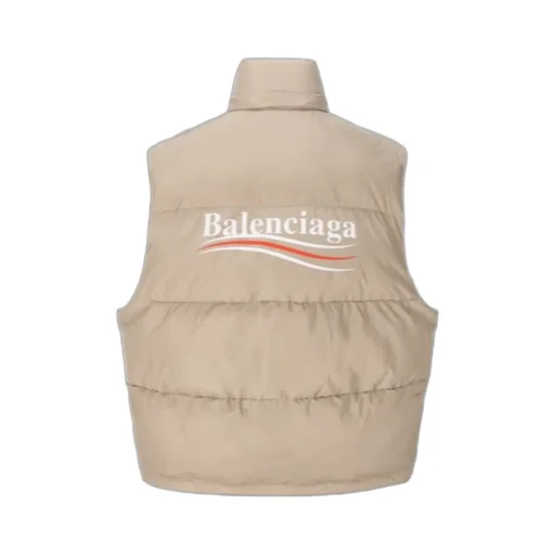 Logo Printed Down Gilet
