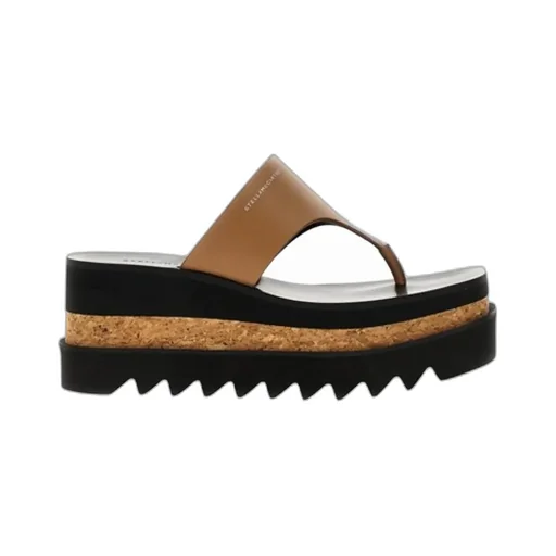 Stella Mccartney Sneak-Elyse Logo Printed Sandals
