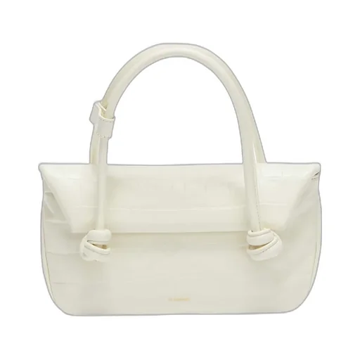 Jil Sander Small Knot-Detailed Embossed Shoulder Bag