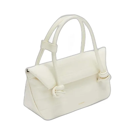 Jil Sander Small Knot-Detailed Embossed Shoulder Bag