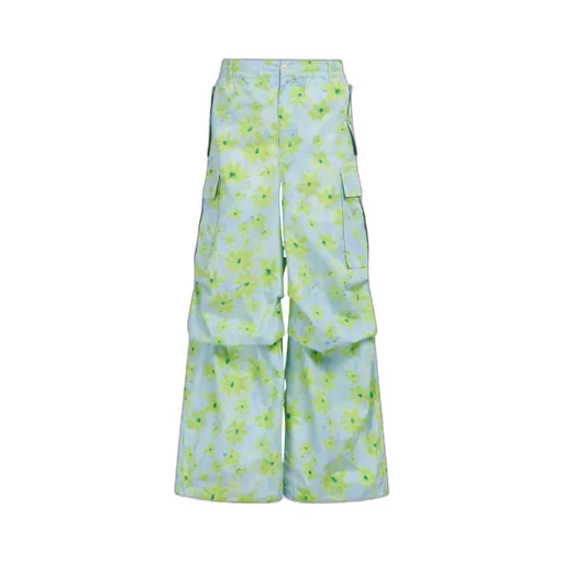 Marni Floral Printed Relaxed Fit Cargo Trousers