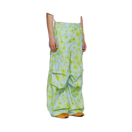 Marni Floral Printed Relaxed Fit Cargo Trousers
