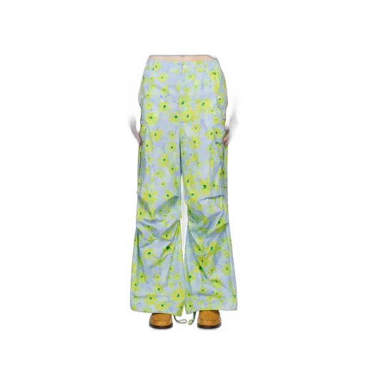 Marni Floral Printed Relaxed Fit Cargo Trousers