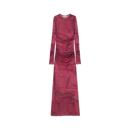 Cargo Patch-Print Maxi Dress