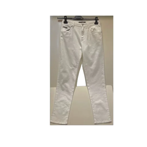 Dolce & Gabbana Logo Plaque Straight-Leg Trousers