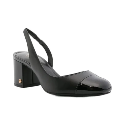 65Mm Block-Heel Slingback Pumps