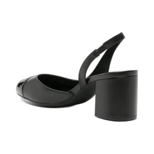65Mm Block-Heel Slingback Pumps