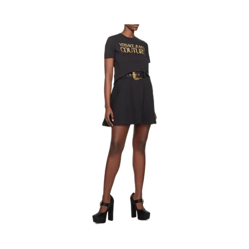 Versace Jeans Couture Logo Printed Crewneck T-Shirt